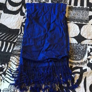 Jones New York Women's Solid Pashmina Fringe Scarf